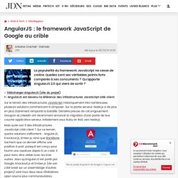 AngularJS : le framework JavaScript de Google au crible