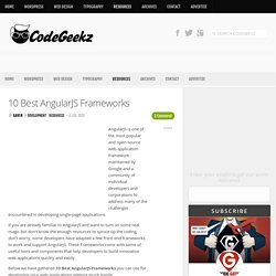 10 Best AngularJS Frameworks