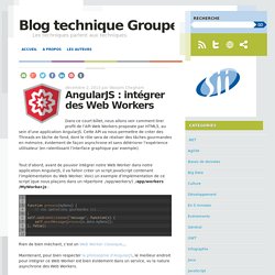 AngularJS : intégrer des Web Workers