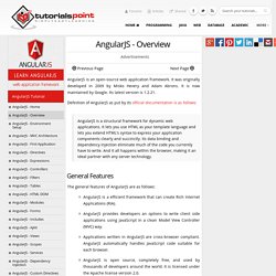 AngularJS Overview
