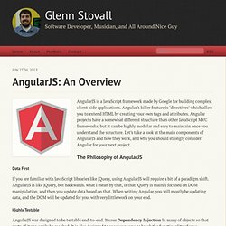 AngularJS: an Overview - Glenn Stovall