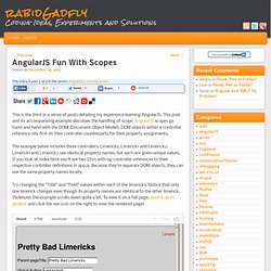 AngularJS Fun With Scopes