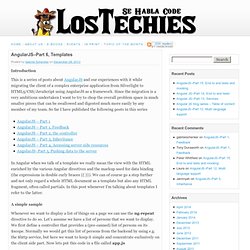 AngularJS–Part 6, Templates