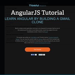 Learn Angular by Building a Gmail Clone