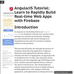 AngularJS Tutorial: Learn to Rapidly Build Real-time Web Apps with Firebase