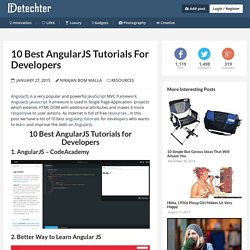 10 Best AngularJS Tutorials for Developers