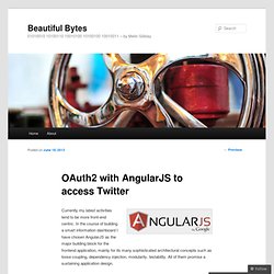 OAuth2 with AngularJS to access Twitter