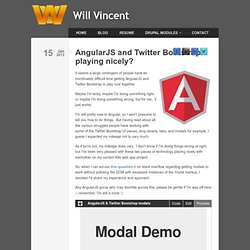 AngularJS and Twitter Bootstrap playing nicely?