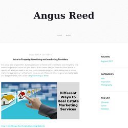 Angus Reed - blog