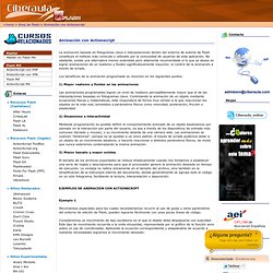 Animación con Actionscript