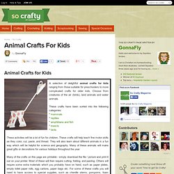 Animal Crafts For Kids