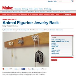 Animal Figurine Jewelry Rack