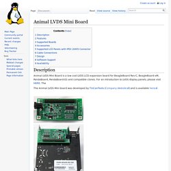 Animal LVDS Mini Board