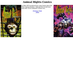 Animal Rights Comic