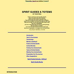 ANIMAL SPIRIT GUIDES