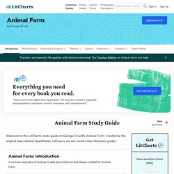 Animal Farm Study Guide from LitCharts