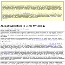 Animal Symbolism in Celtic Mythology