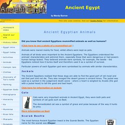 Animals of Ancient Egypt