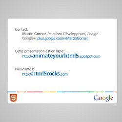 Animate your HTML5