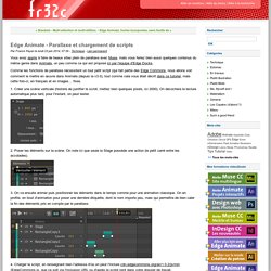Edge Animate - Parallaxe et chargement de scripts - fr32c blog