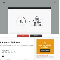 Animate SVG icons with CSS and Snap