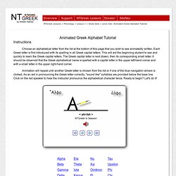 The Greek Alphabet -=- InTheBeginning.org