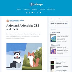 Animated Animals in CSS and SVG