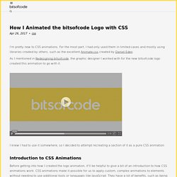 How I Animated the bitsofcode Logo with CSS