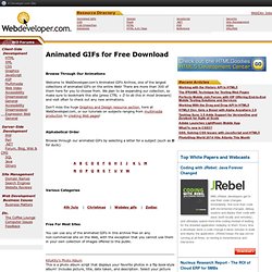 Animated GIFs for Free Download / WebDeveloper.com ®