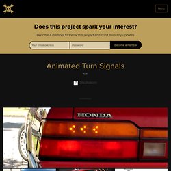 Animated Turn Signals