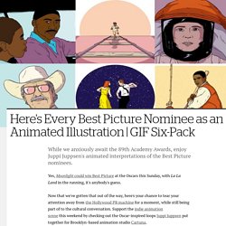 Here's Every Best Picture Nominee as an Animated Illustration