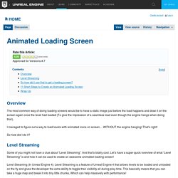 Animated Loading Screen