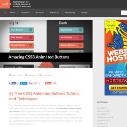 55 Free CSS3 Animated Buttons Tutorial and Techniques of 2013