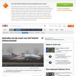 Animatie van de crash van het Turkish Airlines-toestel