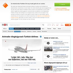 Animatie vliegtuigcrash Turkish Airlines