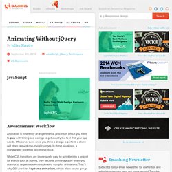 Animating Without jQuery