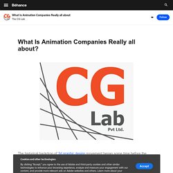 What Is Animation Companies Really all about on Behance