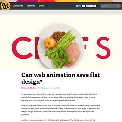 Can web animation save flat design?