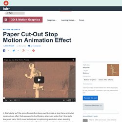 Paper Cut-Out Stop Motion Animation Effect