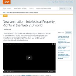 New animation: Intellectual Property Rights in the Web 2.0 world
