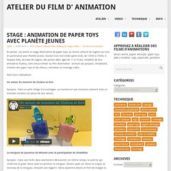 Stage : animation de paper toys avec Planète Jeunes