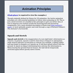 Animation Principles