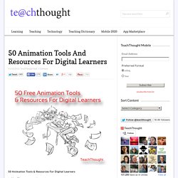 50 Free Animation Tools And Resources For Digital Learners