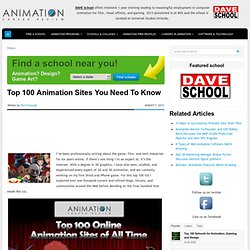 Top 100 Animation Sites You Need To Know