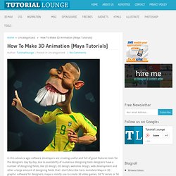 How To Make 3D Animation [Maya Tutorials] 