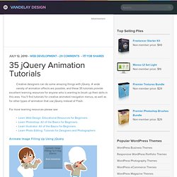 35 jQuery Animation Tutorials