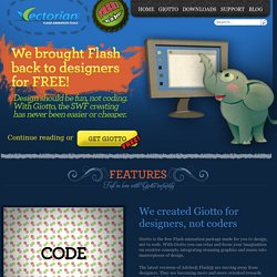 Free Flash Animation Tool – Vectorian Giotto