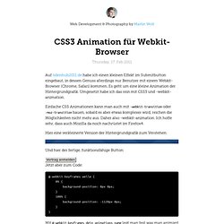 CSS3 Animation für Webkit-Browser