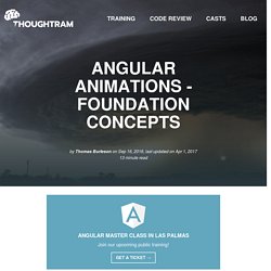 Angular Animations - Foundation Concepts by thoughtram