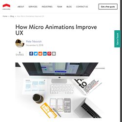 How Micro Animations Improve UX - Anadea